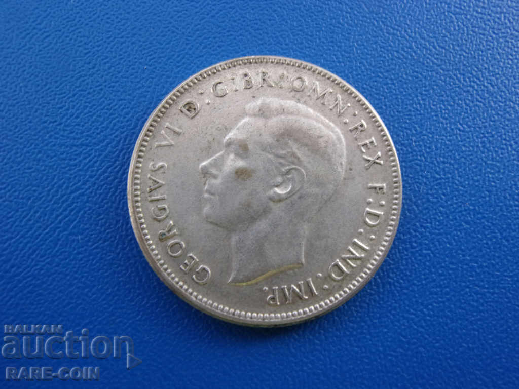 VI (10) Australia 1 Florin 1947 with price € 7.67 | 15.00 BGN