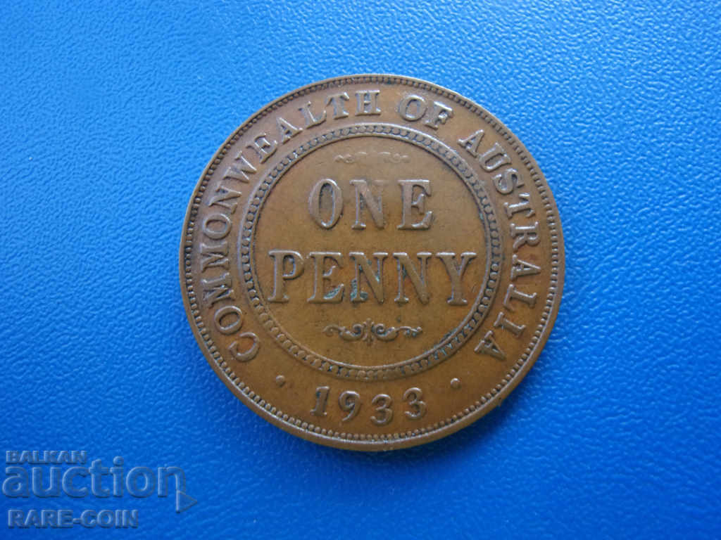 VI (11) Australia 1 Penny 1933
