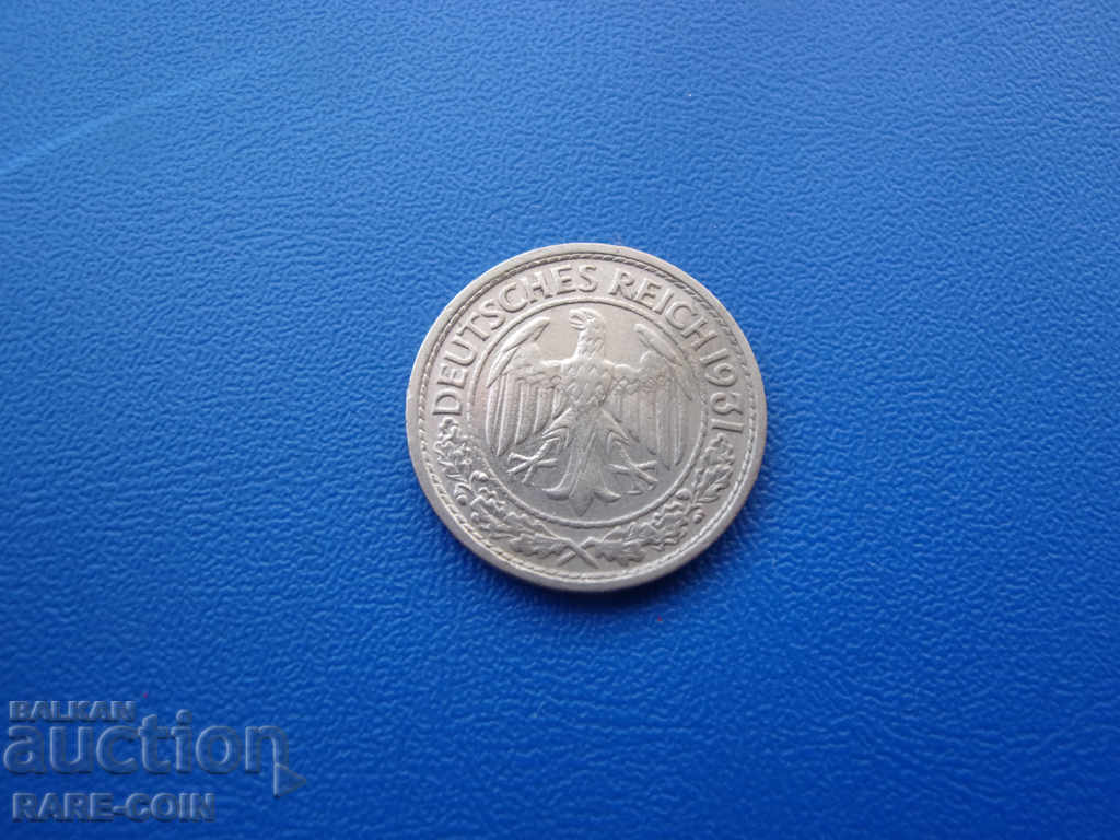 VI (22) Germany 50 Pfennig 1931