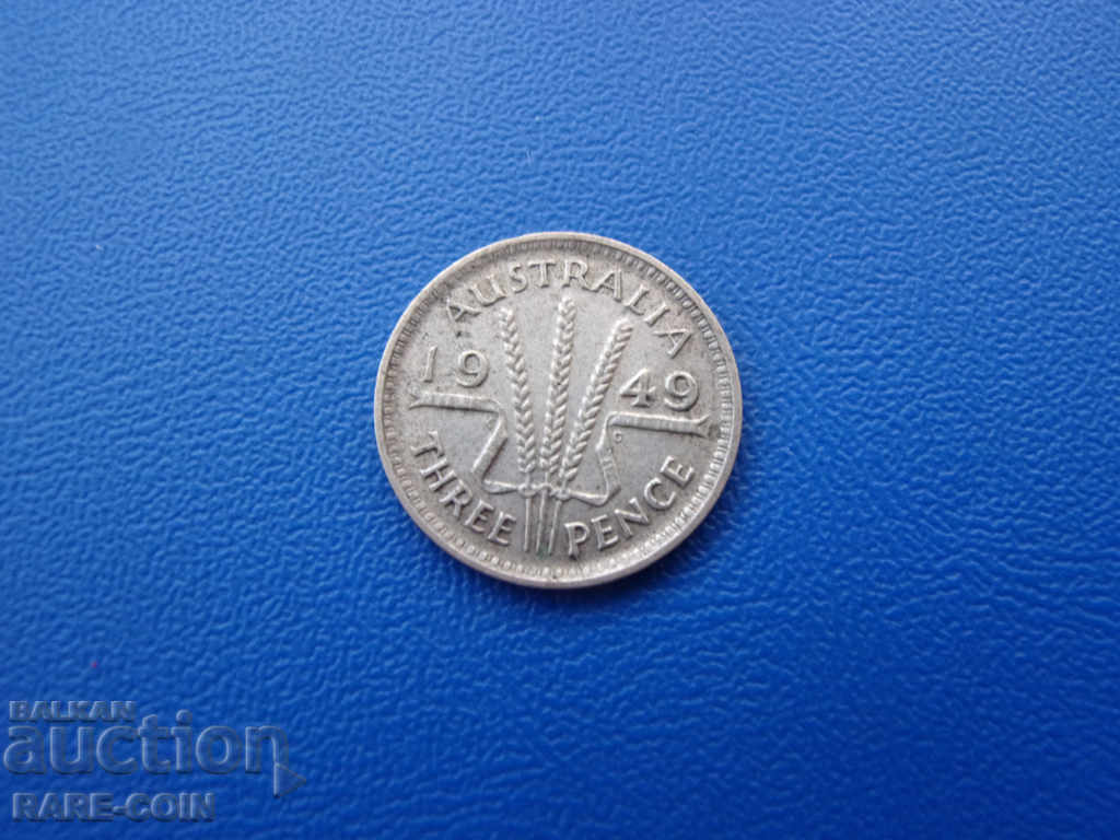 VI (26-1) Australia 3 Penny 1949