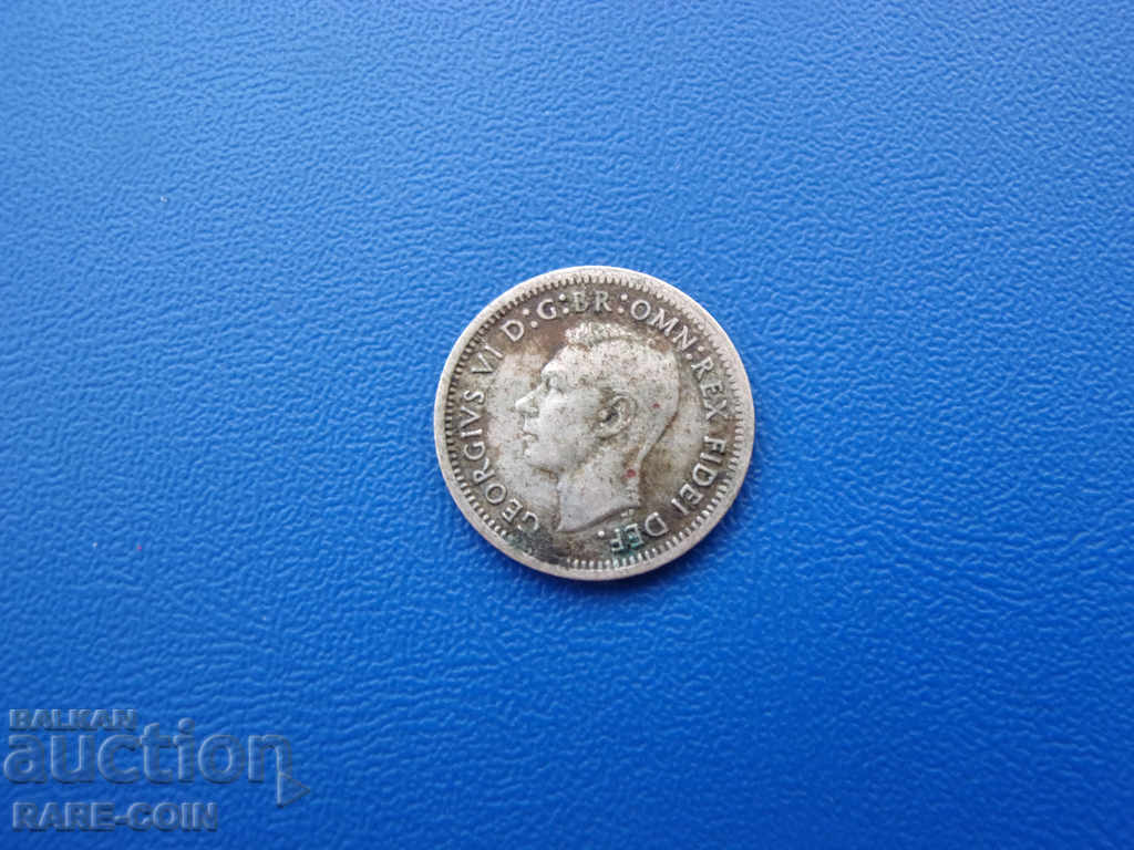 VI (26-2) Australia 3 Penny 1951 with price € 2.56 | 5.01 BGN