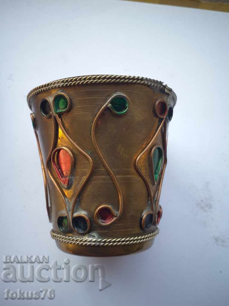 SYMPATIC BRONZE BRASS BRASS CUP with price 13.00 BGN | € 6.65