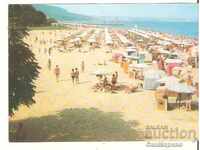 Card Bulgaria Varna Plaja Nisipurilor de Aur 22*