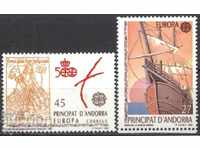 Чисти марки  Европа СЕПТ 1992 от Андора