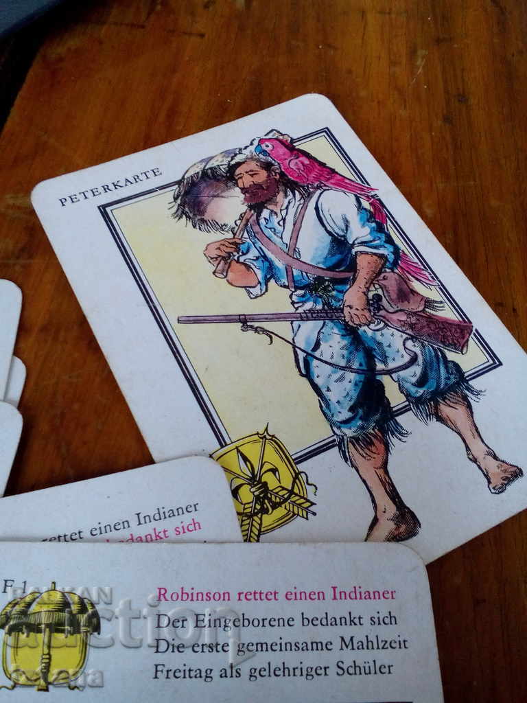 Delivery of Old Robinson Crusoe Cards