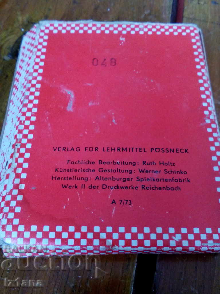 Licitație Cărți de joc pentru copii bătrâni Licitație Cărți de joc pentru copii bătrâni