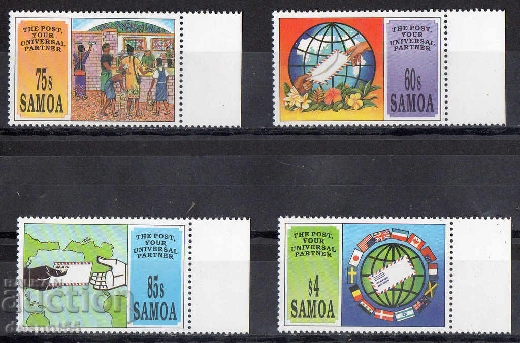 1993. Samoa. World Mail Day.