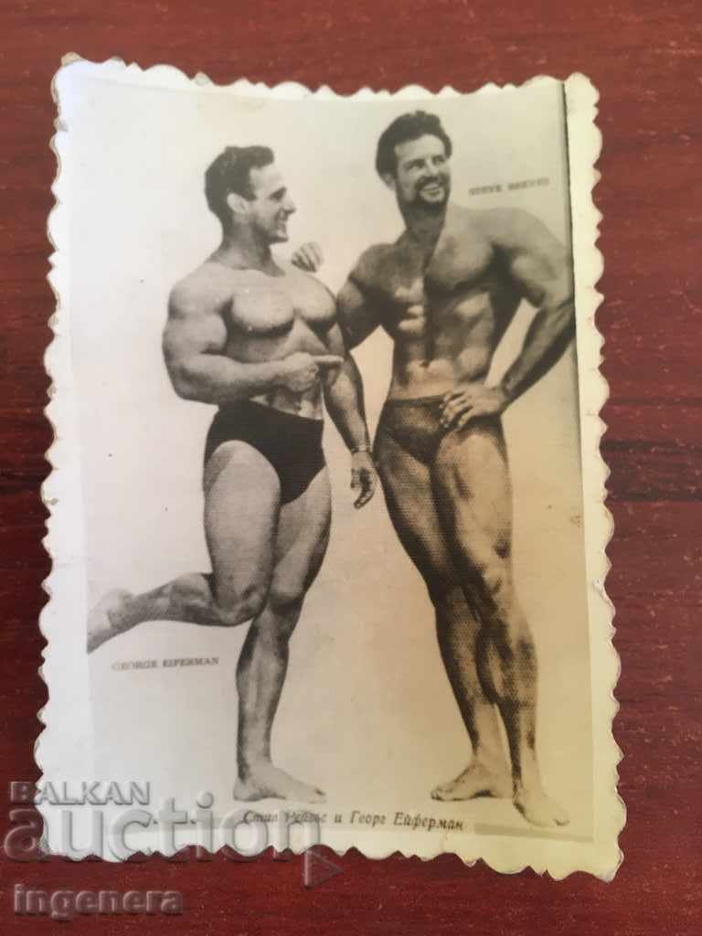 CARTE POȘTALĂ FOTO STEVE REEVES ȘI GEORGE EIFERMAN