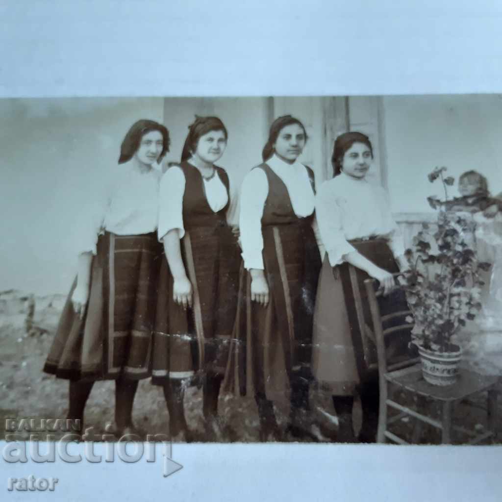Old Postcard Folklore - folk costume, costumes with price 4.00 BGN | € 2.05