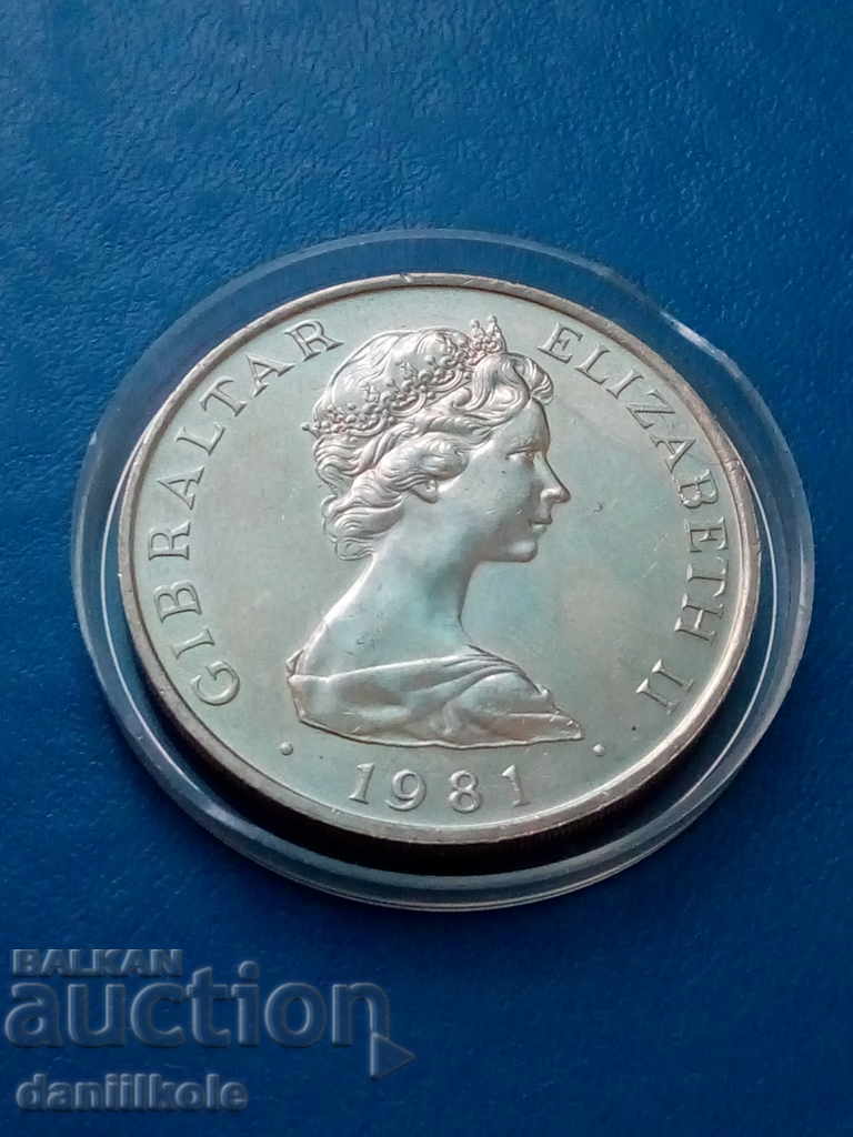 Licitație *$*Y*$* GIBRALTAR 1 COROANĂ 1981 NUNTĂ REGALĂ *$*Y*$*