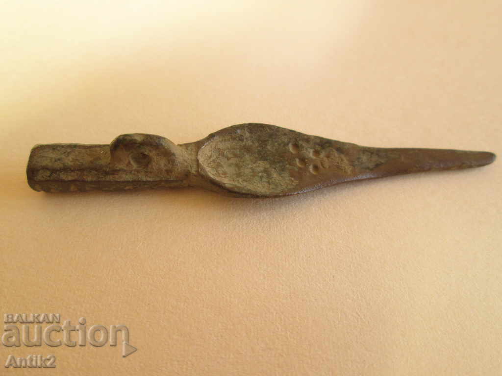 Auction 19 century original bronze flint gun holder Auction 19 century original bronze flint gun holder