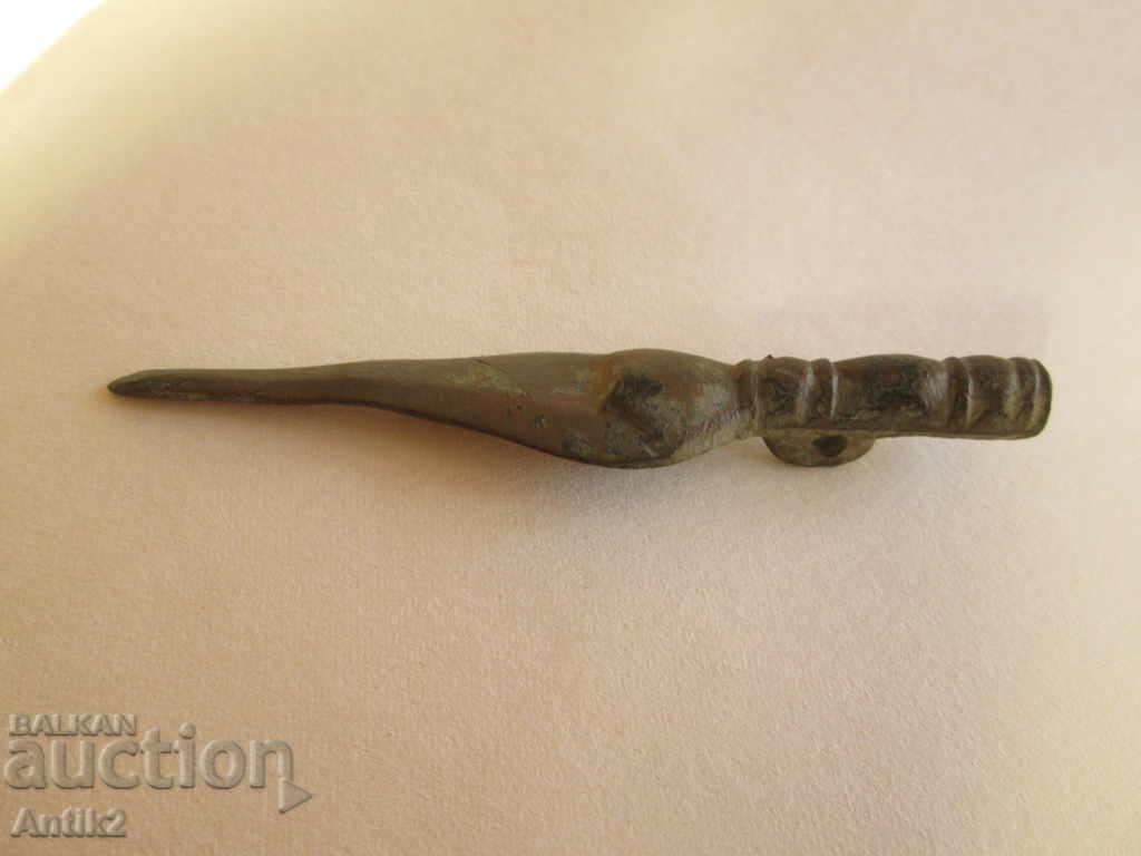 Suport de armă de flint din bronz original din secolul 19