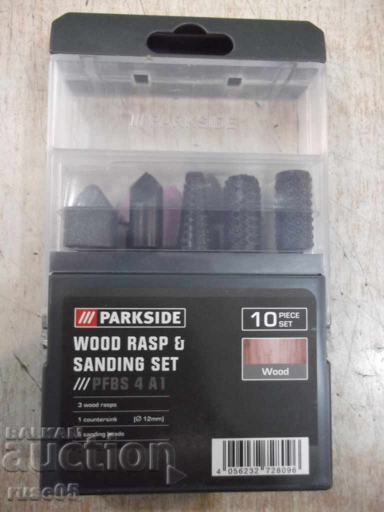 Комплект "PARKSIDE-PFBS 4 A1" за рендосване и шлифоване нов
