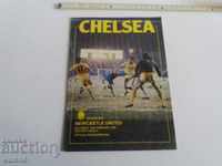 Chelsea - Newcastle 1985 Football Program