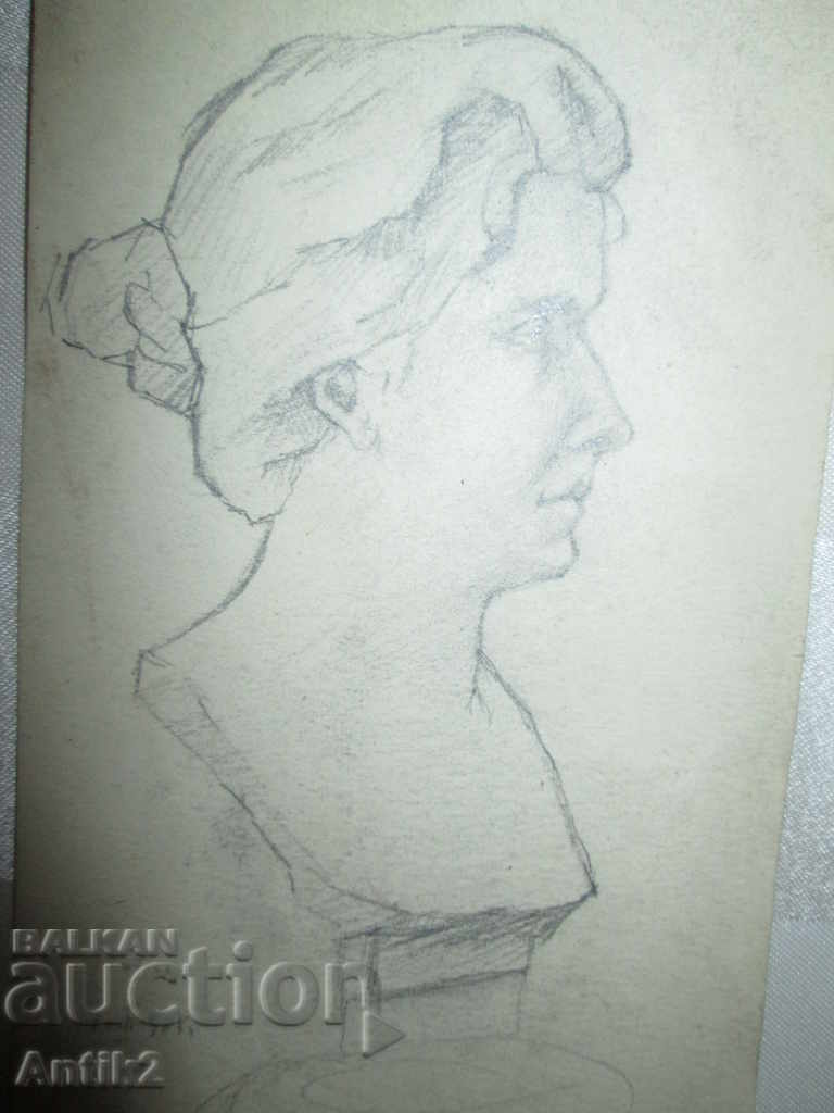 Delivery of 1904 original pencil sketches -4 pieces Delivery of 1904 original pencil sketches -4 pieces