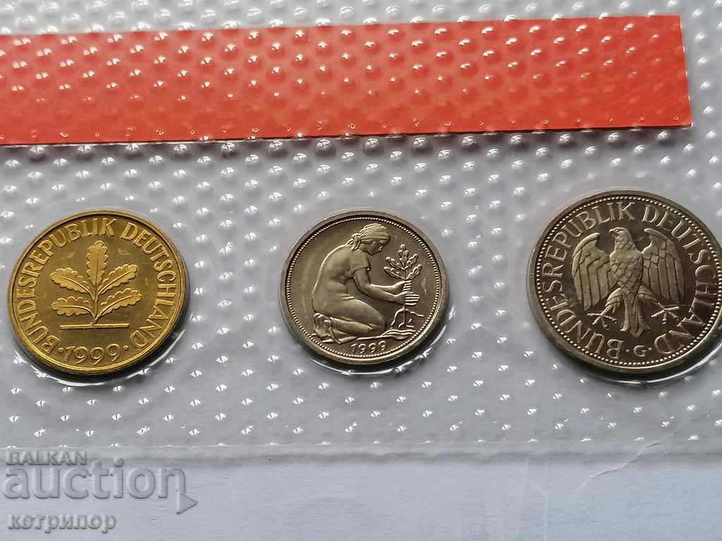 Δημοπρασία Bank Proof Set Γερμανία 1999 G σπάνιο Δημοπρασία Bank Proof Set Γερμανία 1999 G σπάνιο
