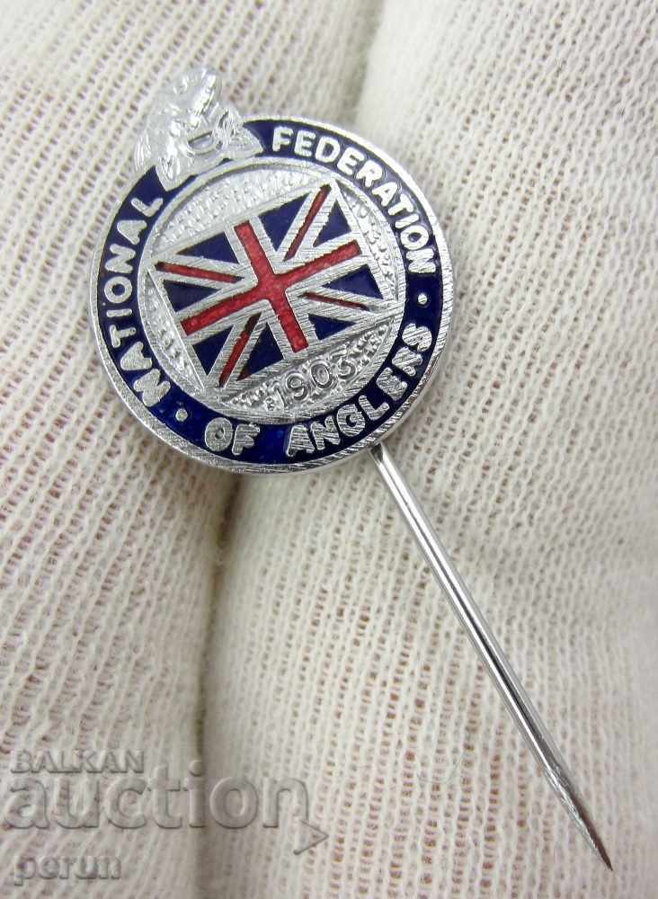 Delivery of HUNTING FISHING - FISHING UNION OF ENGLAND - OLD BADGE - EMAIL Delivery of HUNTING FISHING - FISHING UNION OF ENGLAND - OLD BADGE - EMAIL