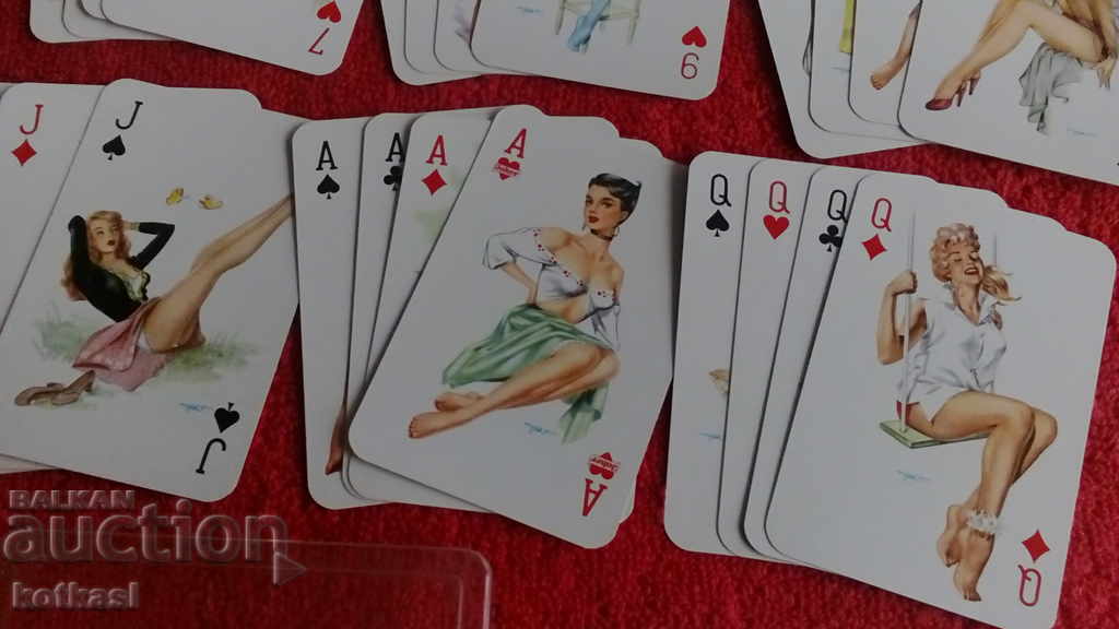 Old deck of cards for playing erotica - 5 Old deck of cards for playing erotica - 5