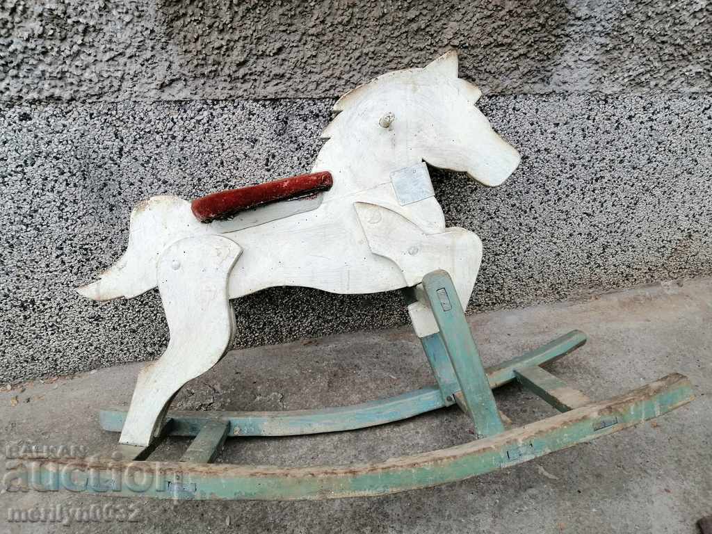 A toy rocking horse primitive from the beginning of the 20th century with price 212.00 BGN | € 108.39 A toy rocking horse primitive from the beginning of the 20th century with price 212.00 BGN | € 108.39