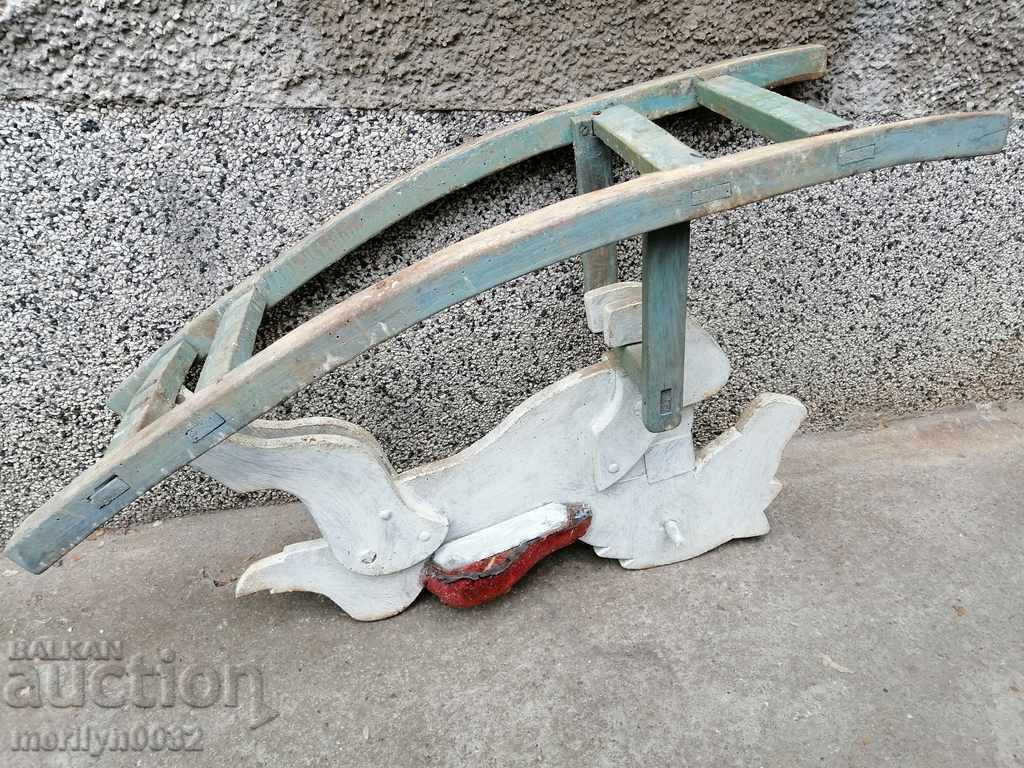 Auction A toy rocking horse primitive from the beginning of the 20th century Auction A toy rocking horse primitive from the beginning of the 20th century