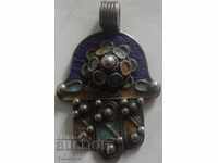 Παλιό, πολύ όμορφο ασημένιο μενταγιόν