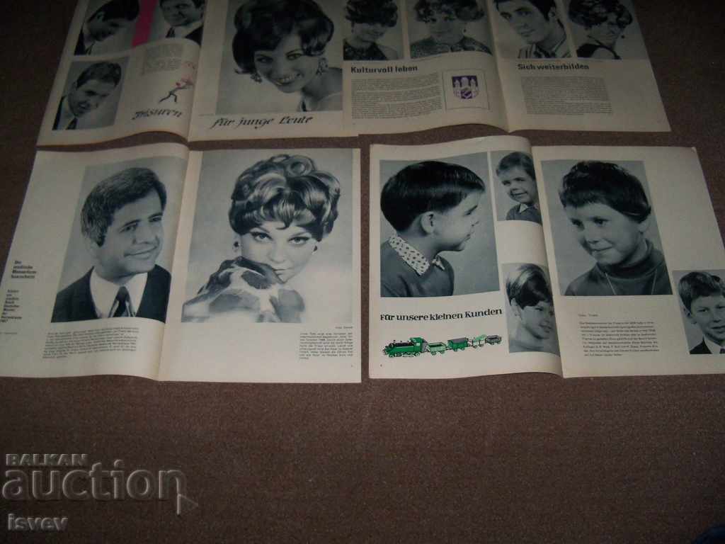 5 issues of "Frisur und mode" magazine from the GDR 1968. - 7 5 issues of "Frisur und mode" magazine from the GDR 1968. - 7