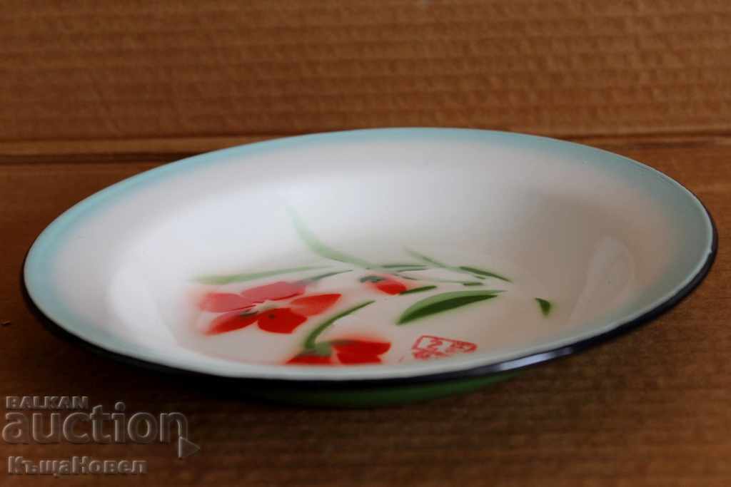 . SOC NORTH KOREA DPRK UNUSED ENAMEL METAL PLATE - 5 . SOC NORTH KOREA DPRK UNUSED ENAMEL METAL PLATE - 5