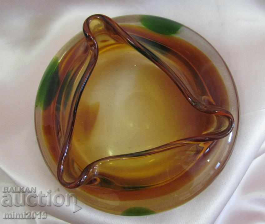 Star Murano Crystal Glass Solid Ashtray with price 240.00 BGN | € 122.71