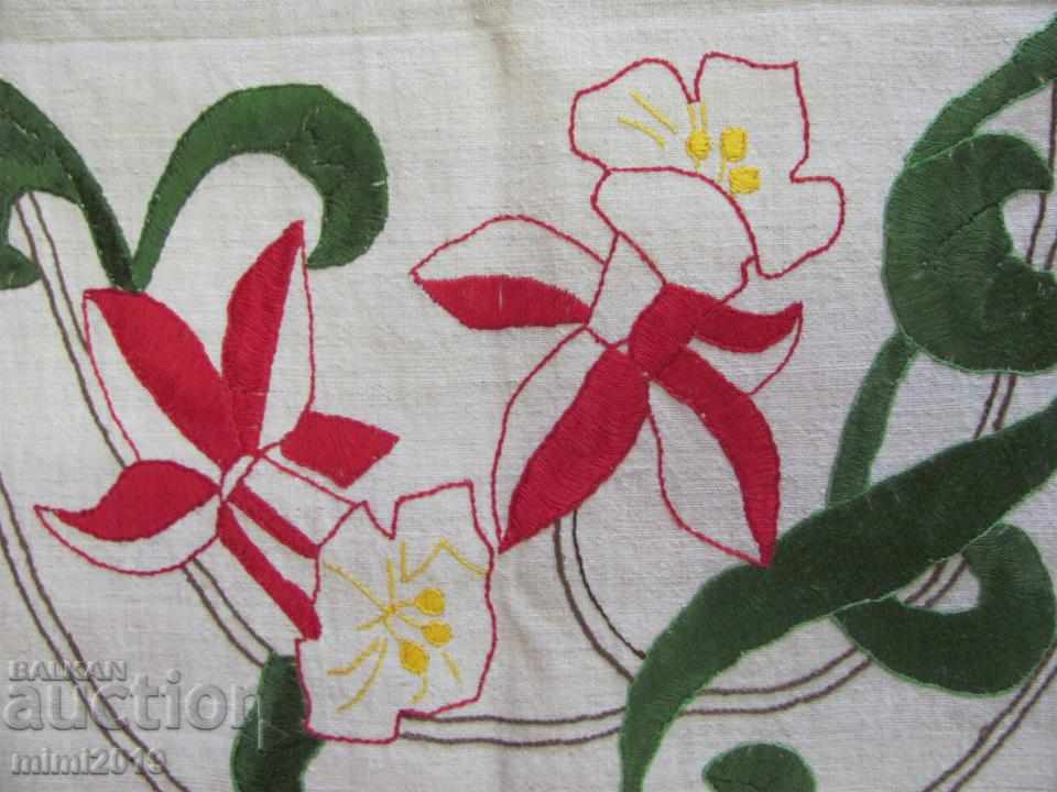 Old Art Deco Pillow Case - 6 Old Art Deco Pillow Case - 6