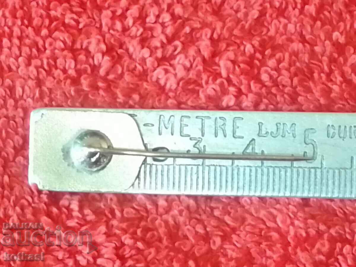 Old metal pin enamel badge - 5