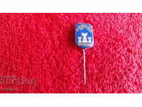 Old metal pin enamel badge