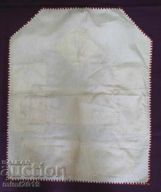 Стар Ръчно Пошиван Органайзер за Стена - 7 Стар Ръчно Пошиван Органайзер за Стена - 7