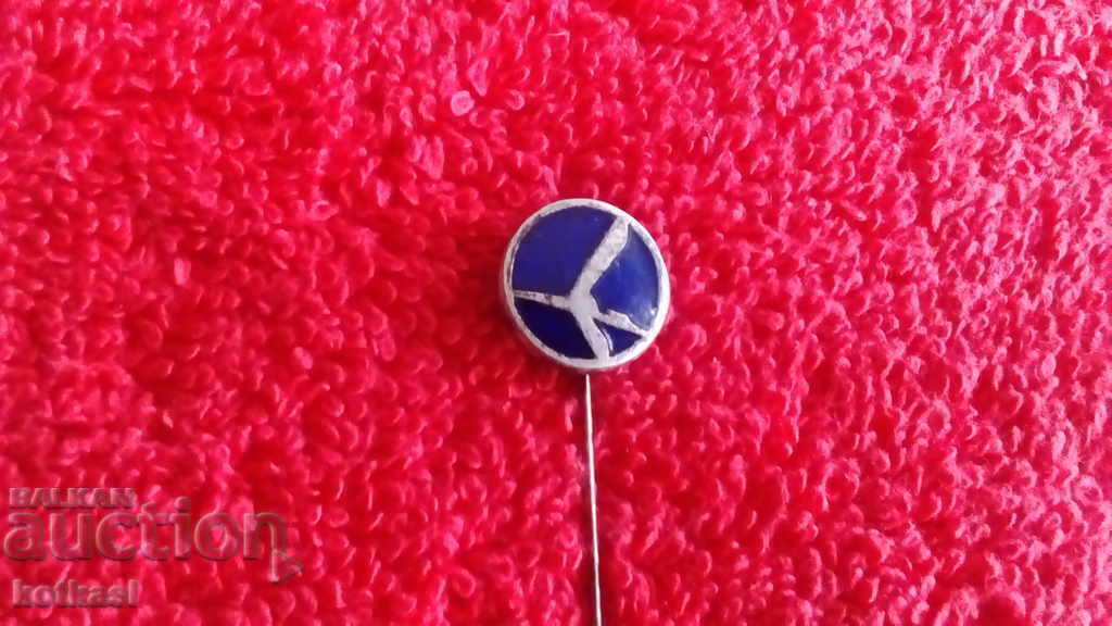 Old metal pin badge enamel airlines Poland with price 3.50 BGN | € 1.79