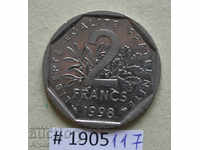 2 francs 1998 France