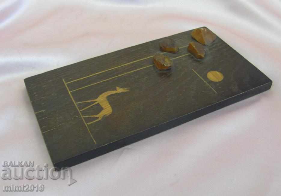 Old Pano with Natural Amber 4 large pieces - 5 Old Pano with Natural Amber 4 large pieces - 5