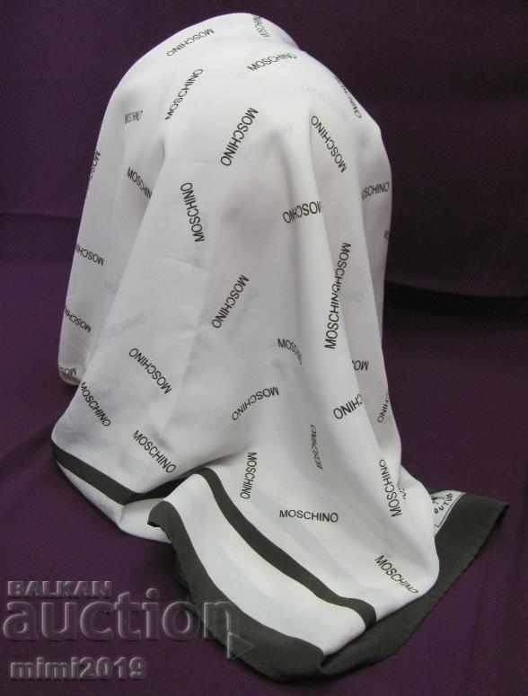 Auction Old MOSCHINO Ladies Silk Scarf Auction Old MOSCHINO Ladies Silk Scarf