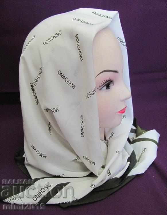 Delivery of Old MOSCHINO Ladies Silk Scarf Delivery of Old MOSCHINO Ladies Silk Scarf