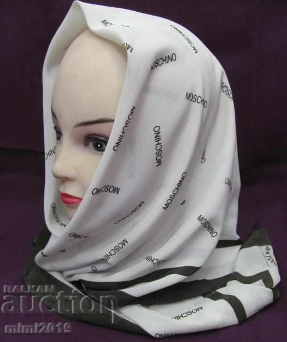 Old MOSCHINO Ladies Silk Scarf - 6 Old MOSCHINO Ladies Silk Scarf - 6