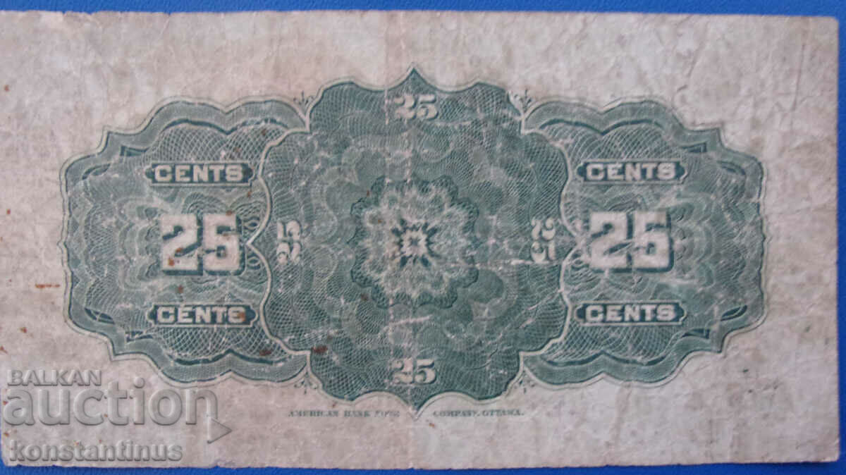 Canada 25 de cenți 1900 Foarte rar cu preț € 23.01 | 45.00 BGN