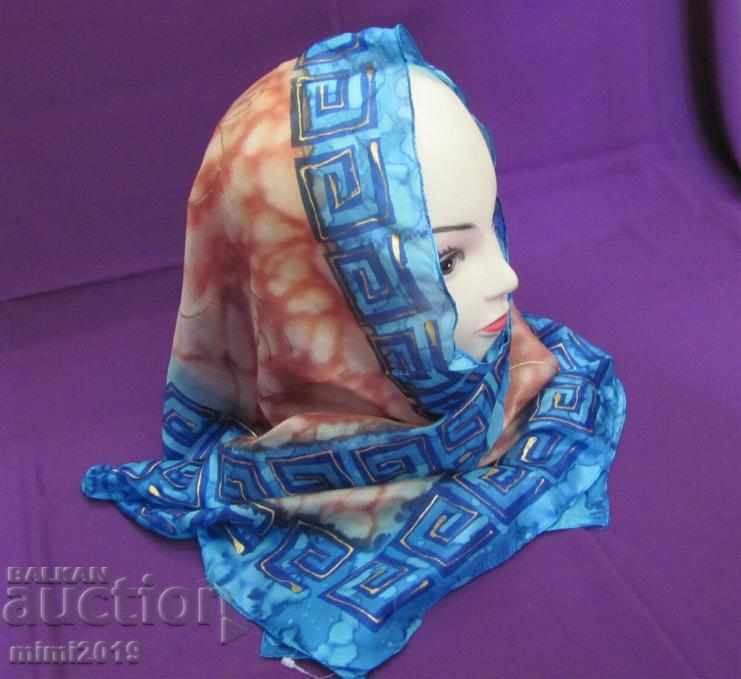 Old 2 Pieces Hand Drawn Silk Ladies Scarves with price 20.00 BGN | € 10.23 Old 2 Pieces Hand Drawn Silk Ladies Scarves with price 20.00 BGN | € 10.23
