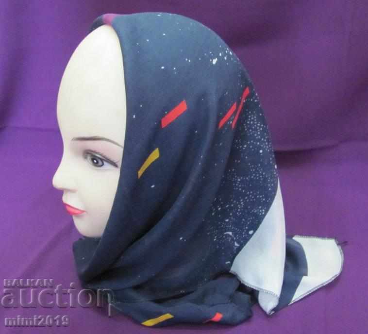 50s Old Ladies Silk Scarves - 7 50s Old Ladies Silk Scarves - 7