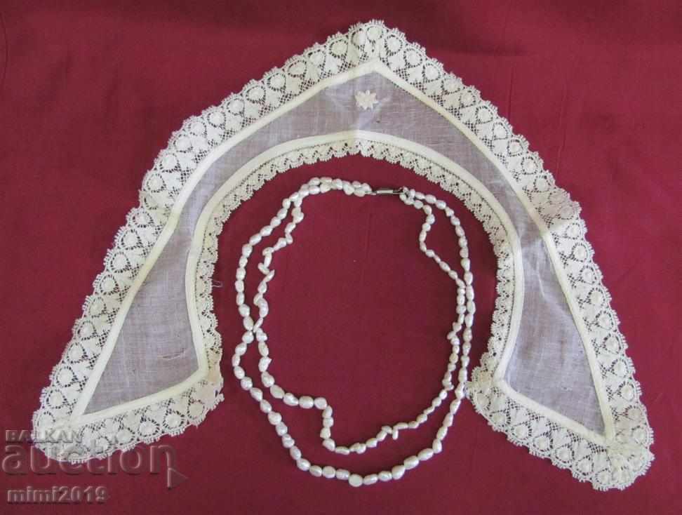 40s Natural Necklace and Lace Jacket with price 27.00 BGN | € 13.80