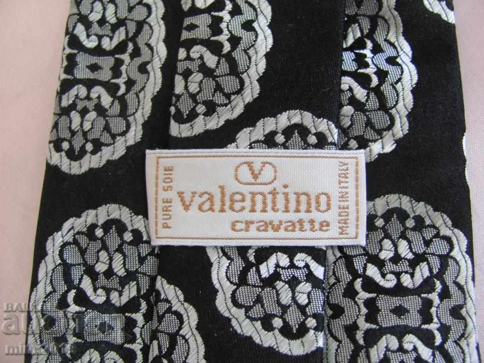 Стара Копринена Мъжка Вратовръзка Valentino и Кожен Колан - 5 Стара Копринена Мъжка Вратовръзка Valentino и Кожен Колан - 5