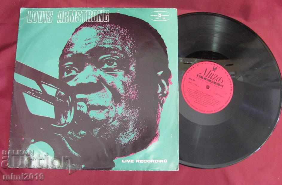 LOUIS ARMSTRONG Long Playing Record