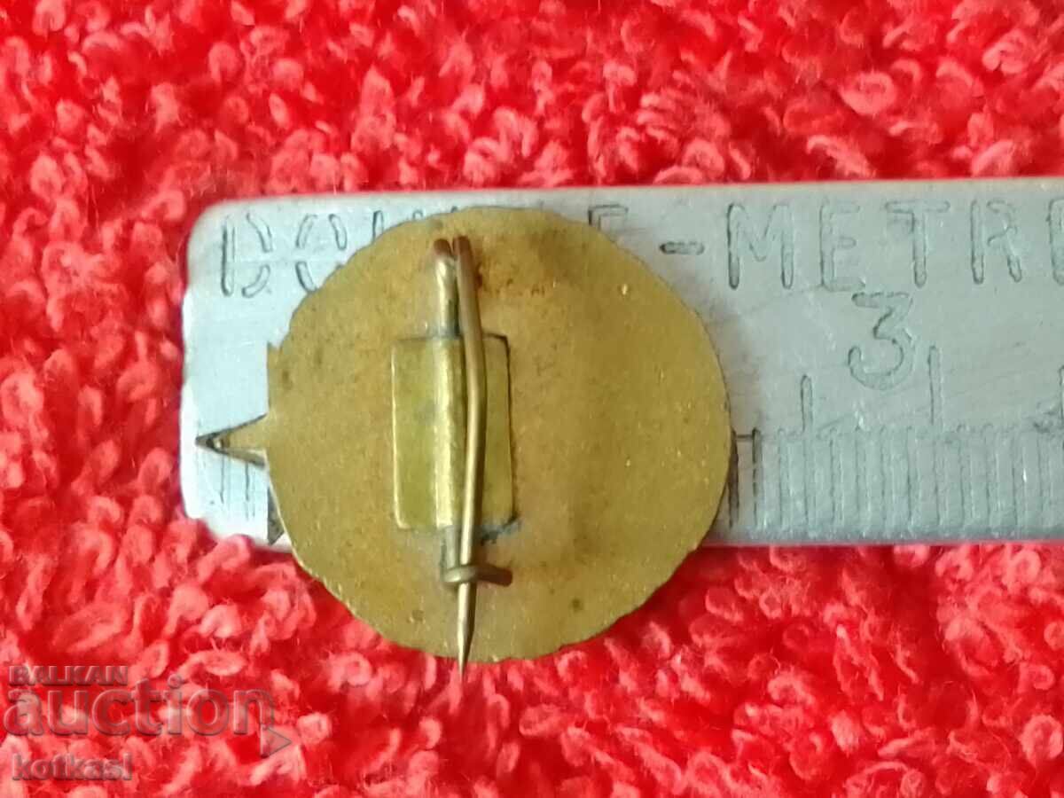 Old solid metal bronze badge enamel MHS Hungary with price 21.00 BGN | € 10.74 Old solid metal bronze badge enamel MHS Hungary with price 21.00 BGN | € 10.74