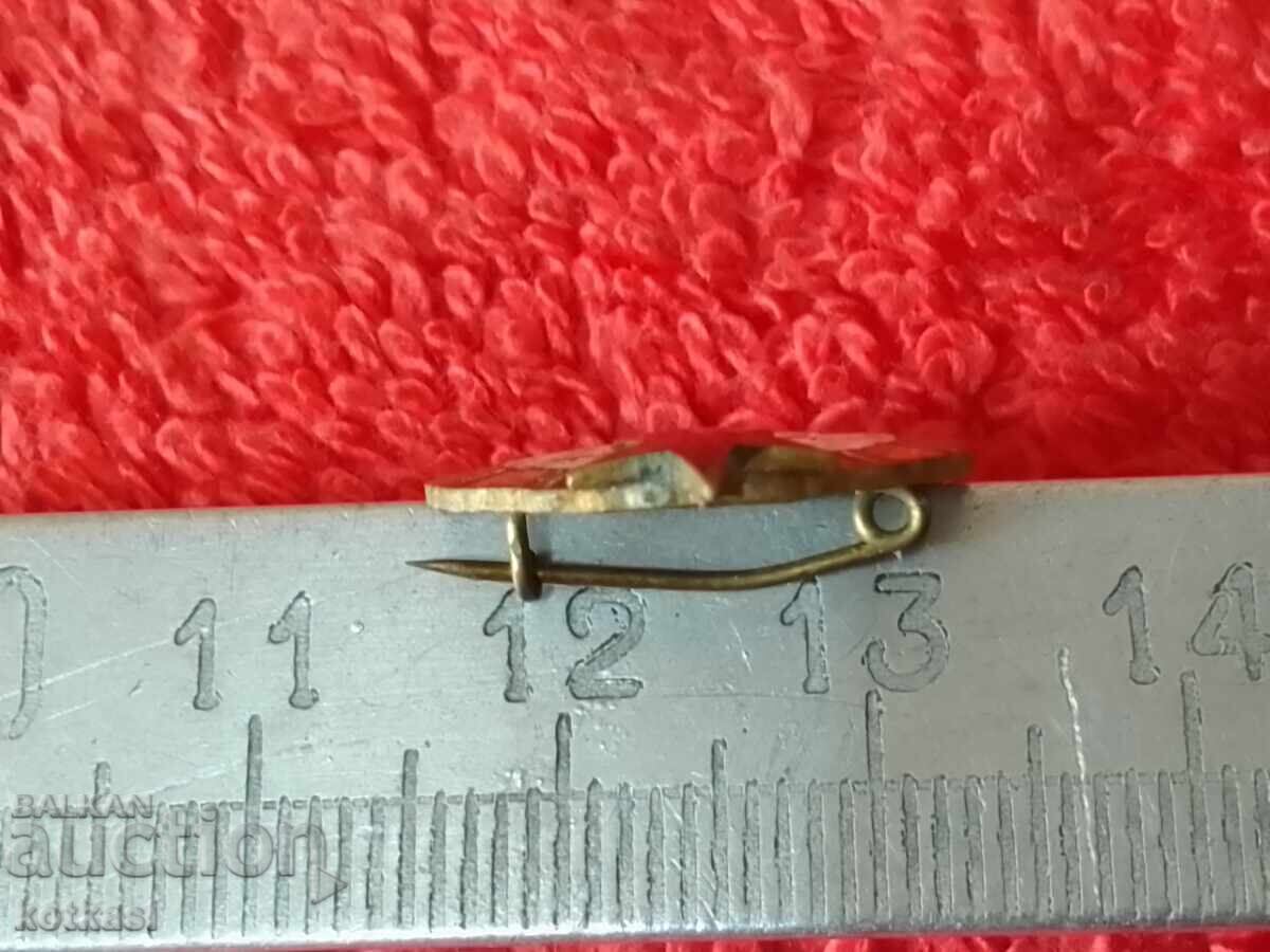 Delivery of Old solid metal bronze badge enamel MHS Hungary Delivery of Old solid metal bronze badge enamel MHS Hungary