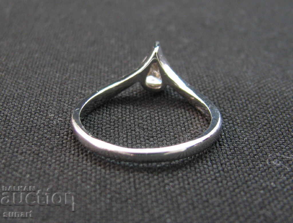 Delivery of GOLD RING 18K WITH DIAMOND 0.50 ST SI2 E COLOR DROP