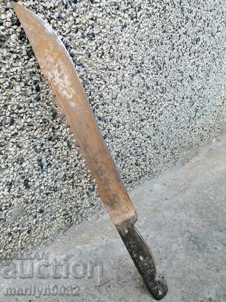 Old butcher knife forged blade - 5 Old butcher knife forged blade - 5