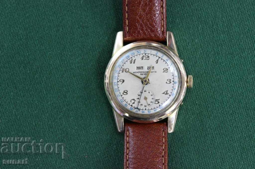 Δημοπρασία VACHERON CONSTANTIN TRIPLE DATE ΧΡΥΣΟ ΡΟΛΟΙ 18Κ ΜΟΝΑΔΙΚΟ