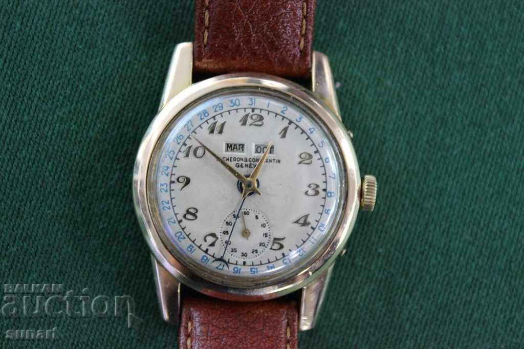 Delivery of VACHERON CONSTANTIN TRIPLE DATE 18K GOLD WATCH UNIQUE PIECE